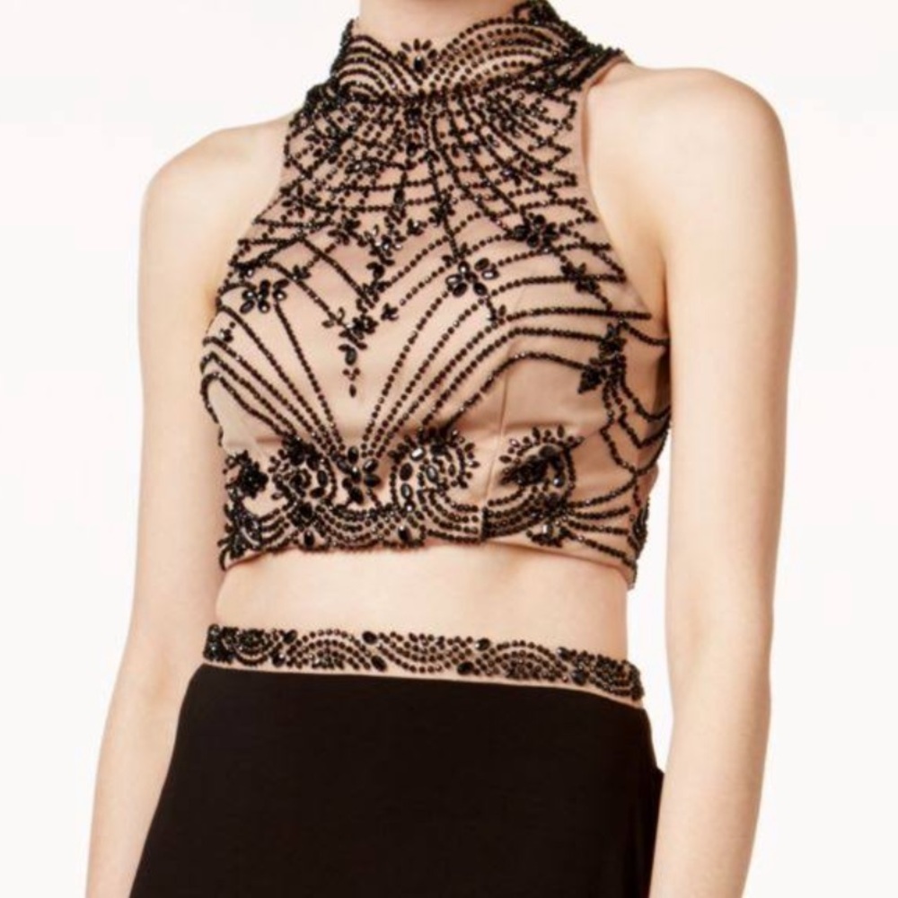 Beaded cropped top